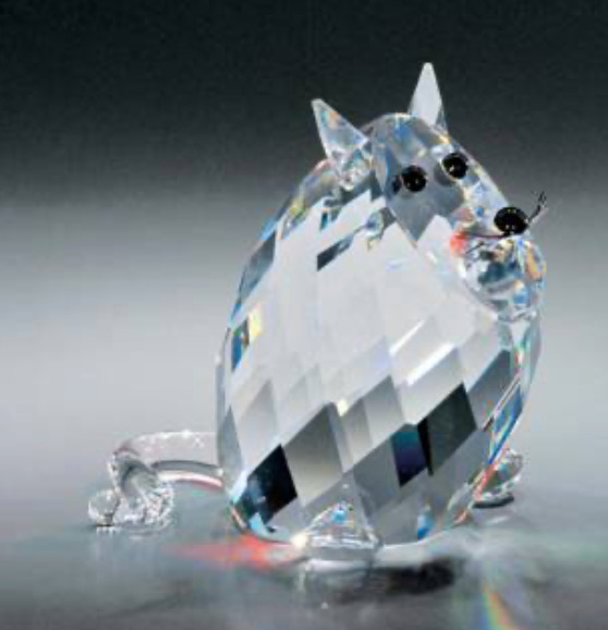 Asfour Crystal Figurine - Cat (discounted 80% off retail price)