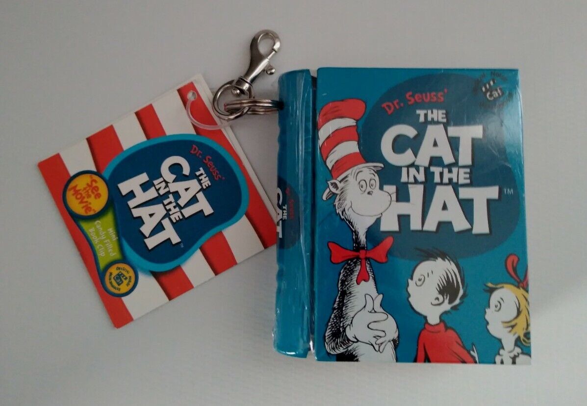 2003 Dr. Suess Cat in the Hat~Official Movie Merchandise~Candy Clip Book~SEALED