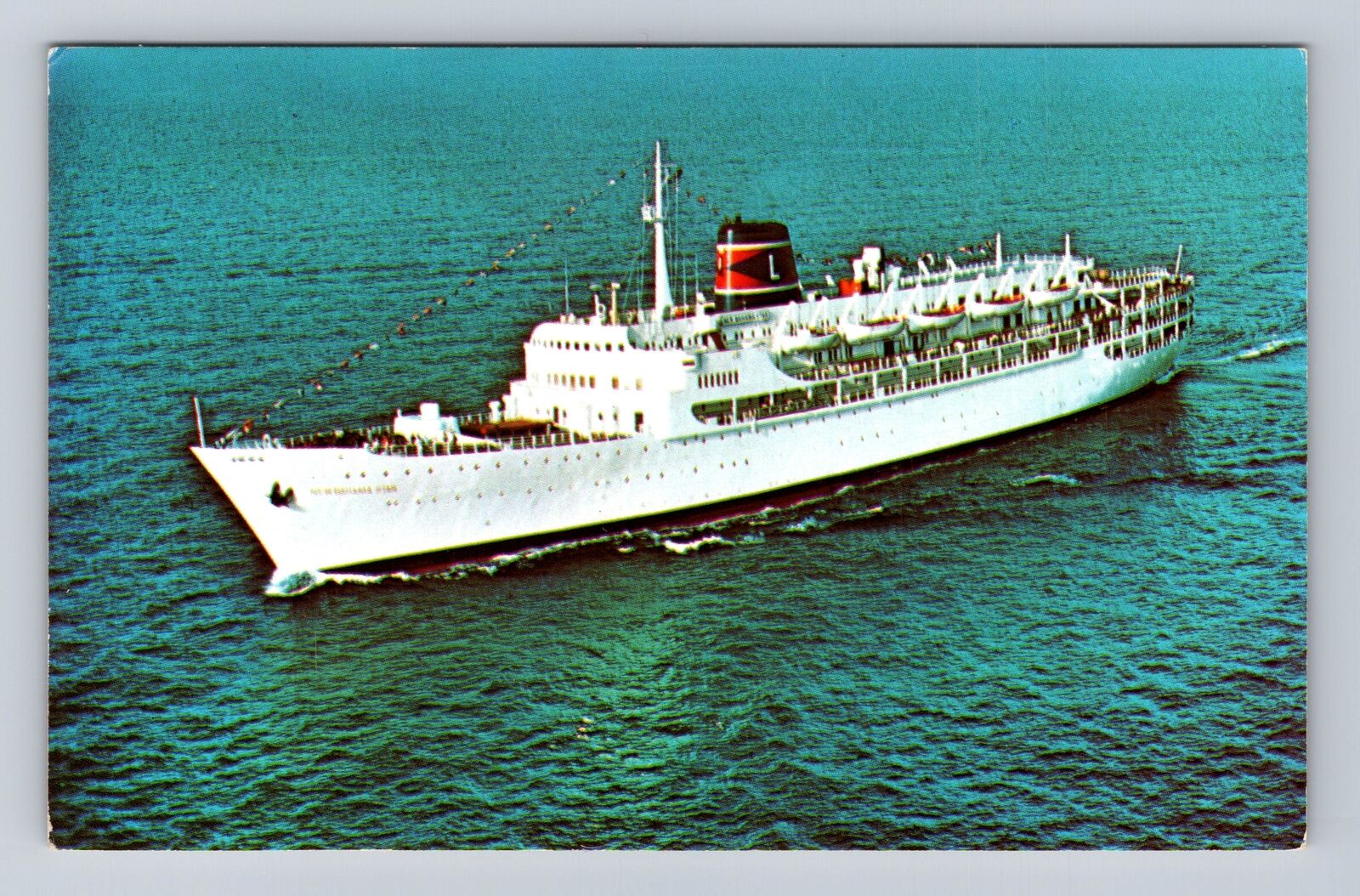 SS New Bahama Star, Eastern Steamship Lines Inc Vintage c1971 Souvenir Postcard