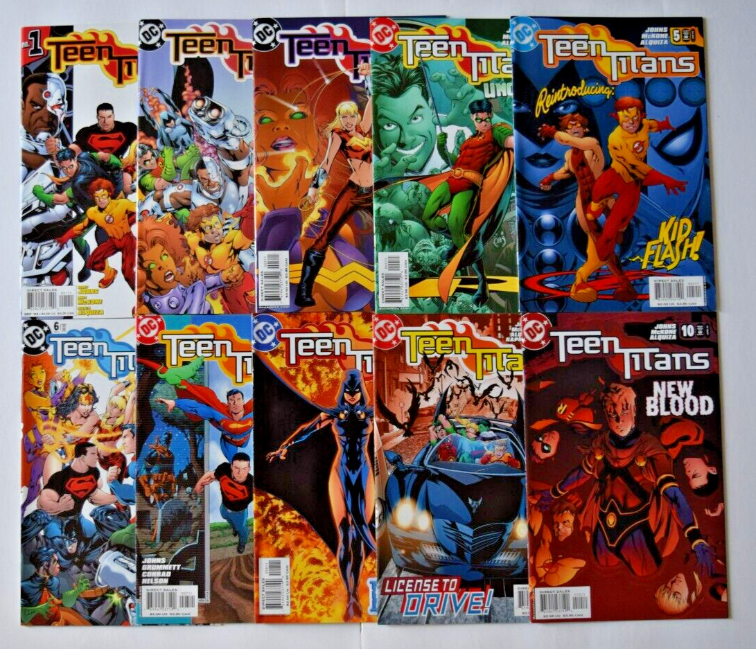TEEN TITANS 89 ISSUE COMIC RUN #1-100 (2003) DC COMICS