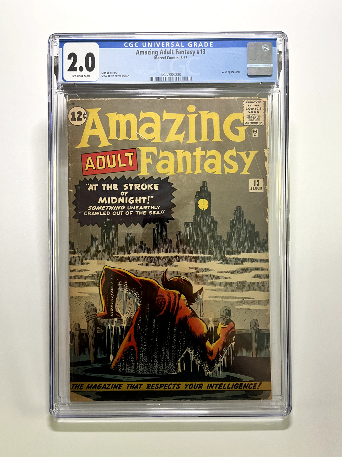 Amazing Adult Fantasy #13 CGC 2.0 (1962 Marvel Comics) Steve Ditko Cover & Art