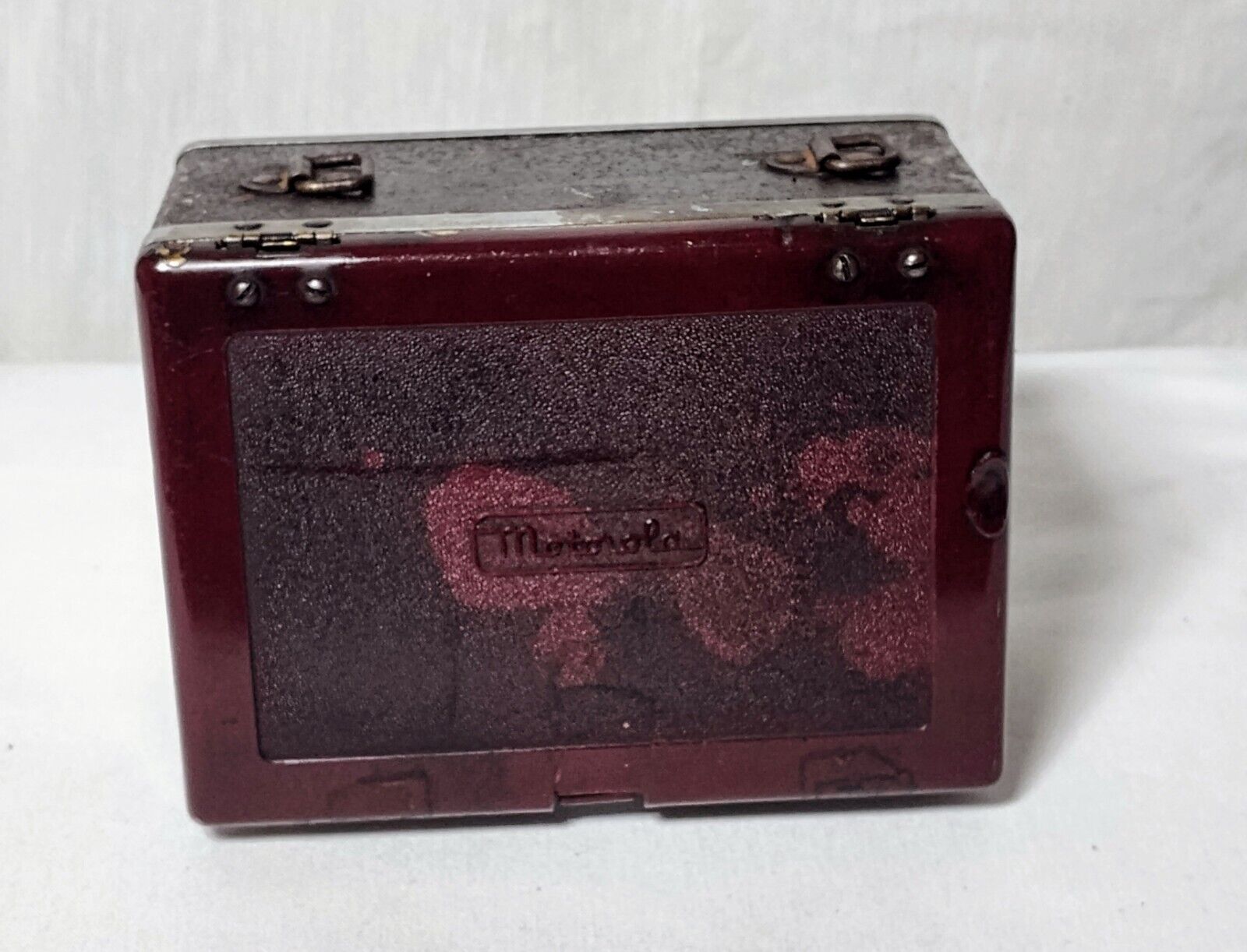 Vintage Portable Motorola 1946 Lunch Box Radio Untested 