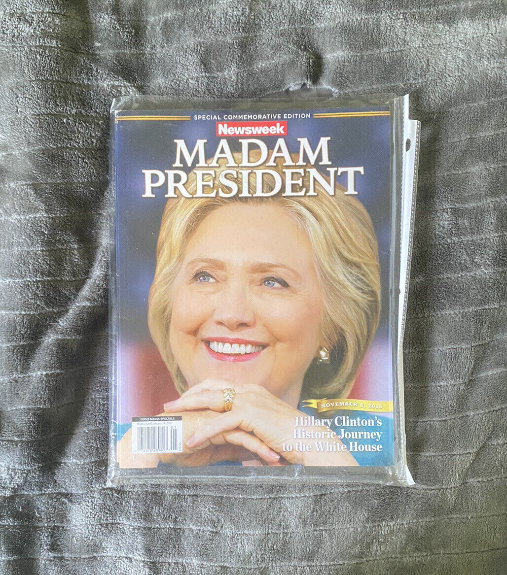Recalled NEWSWEEK Mag Commemorative Issue 11/16 Madam President Hillary Clinton
