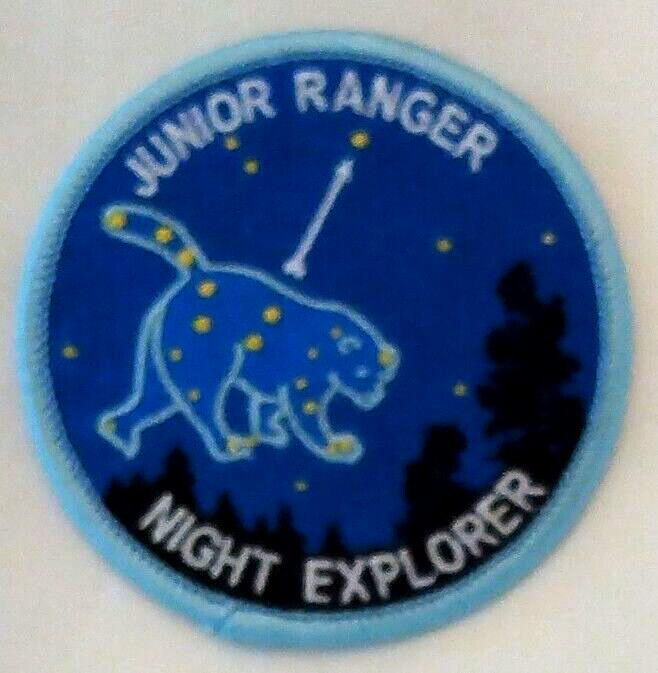 Junior Ranger Night Explorer Badge National Park Service Never Worn Stargazer
