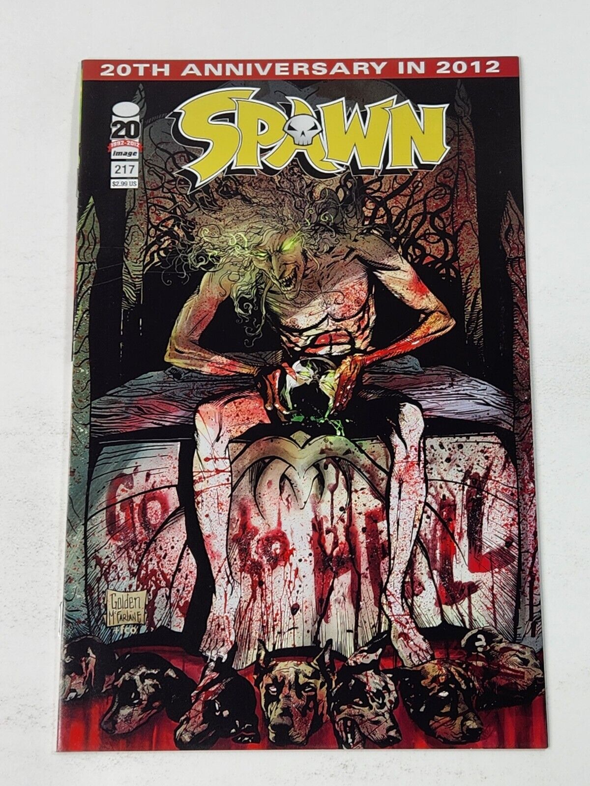 Spawn 217 Todd McFarlane Szymon Kudranski Art Low Print Count Image Comics 2012