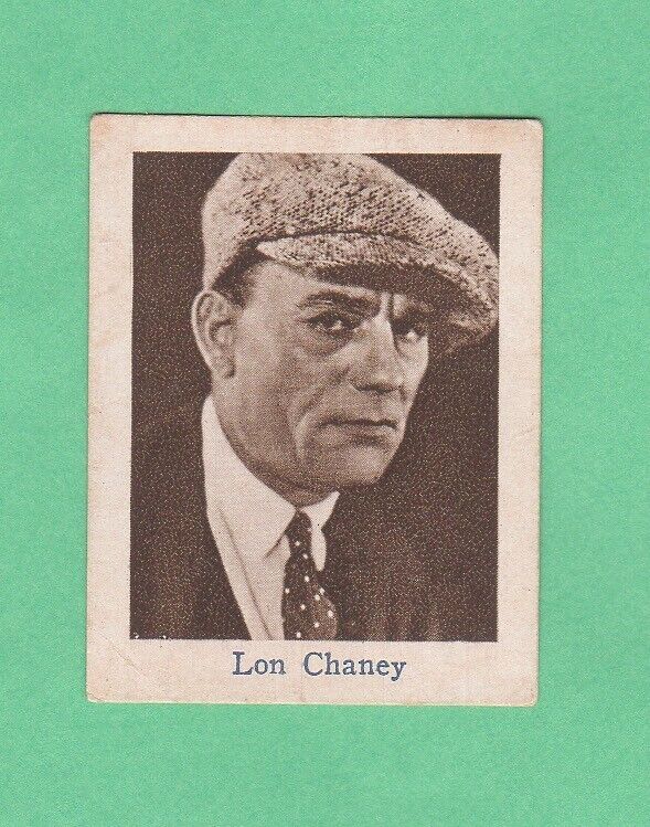 Lon Chaney  1934 Kiosco Gran Via Film Stars Card Very Rare C