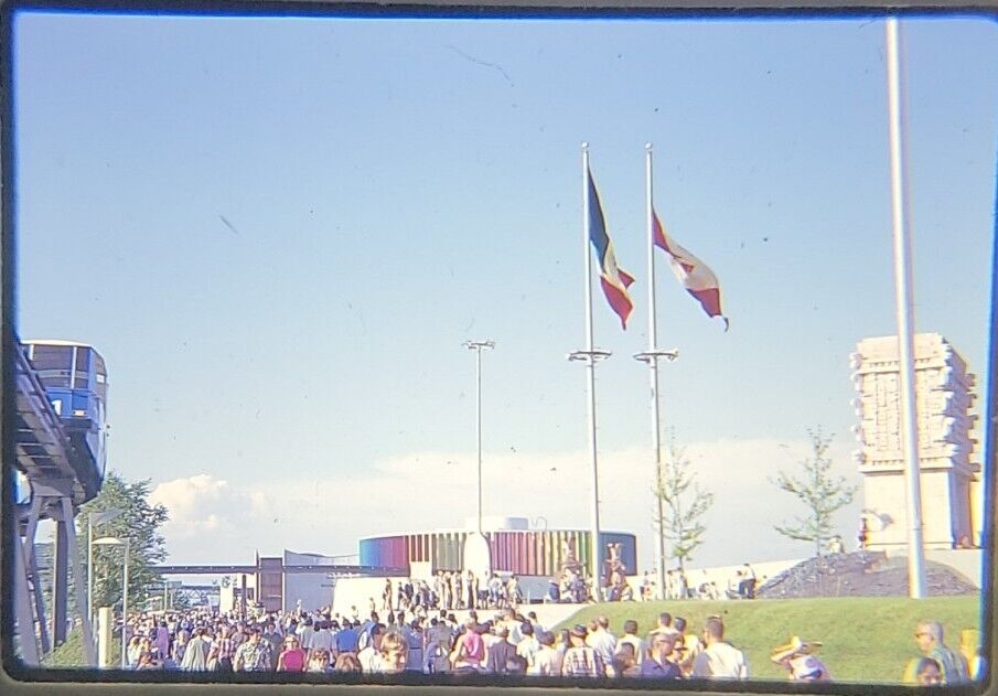 1967 World's Fair Expo 67 Montreal Kodachrome Slide #23