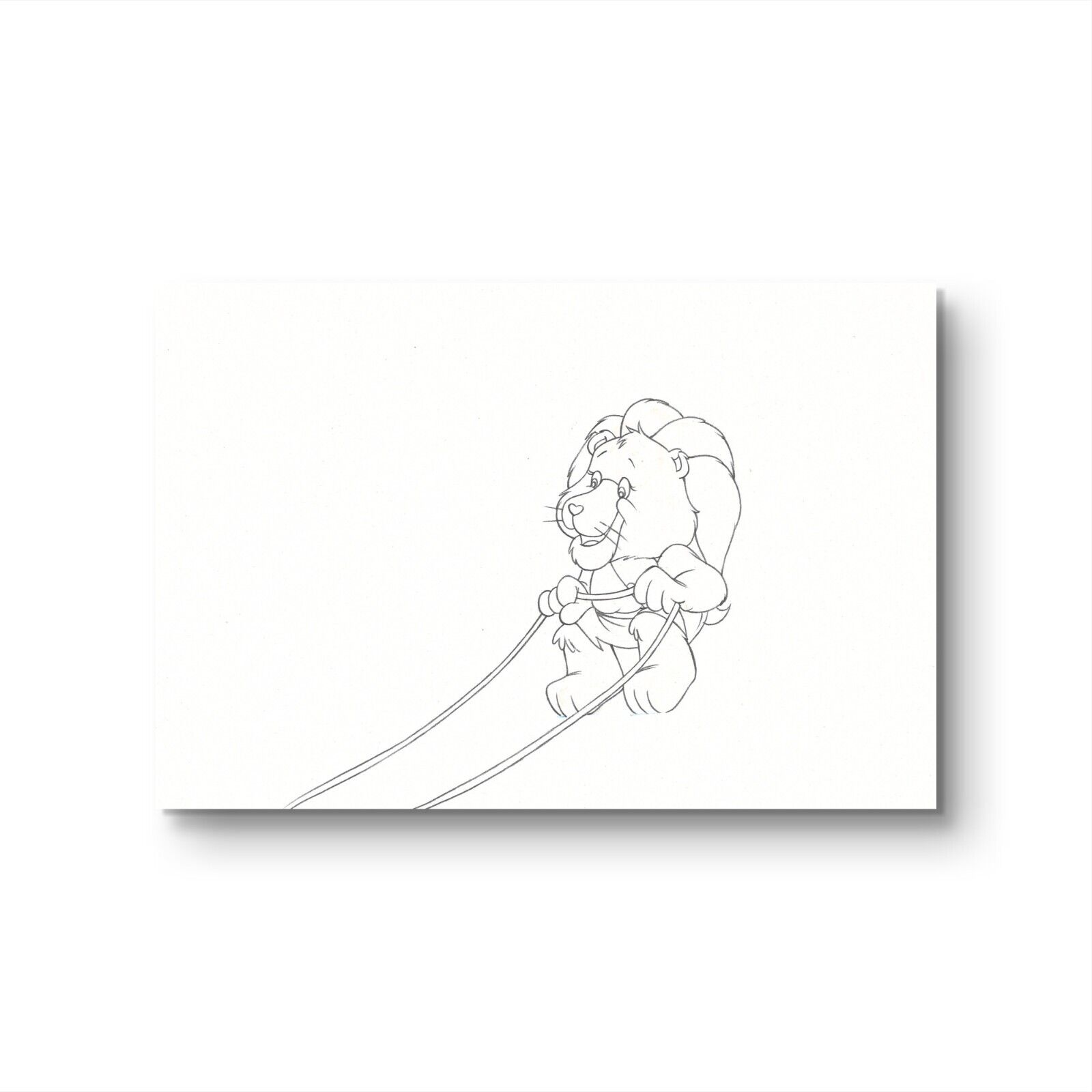 Care Bears Classic Series Animation Drawing, 1988: Brave Heart Lion, SSV1295