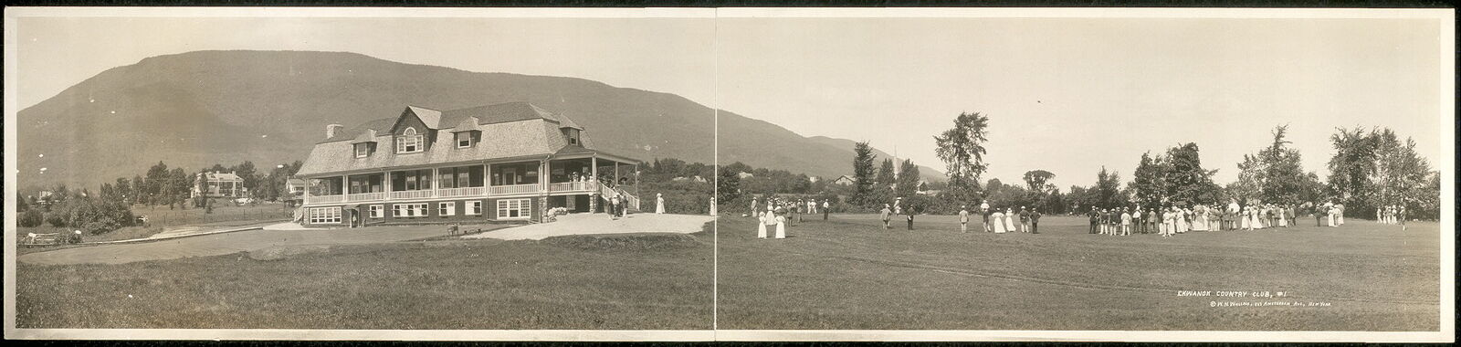 Photo:1911 Panoramic: Ekwanok Country Club, Manchester, Vermont