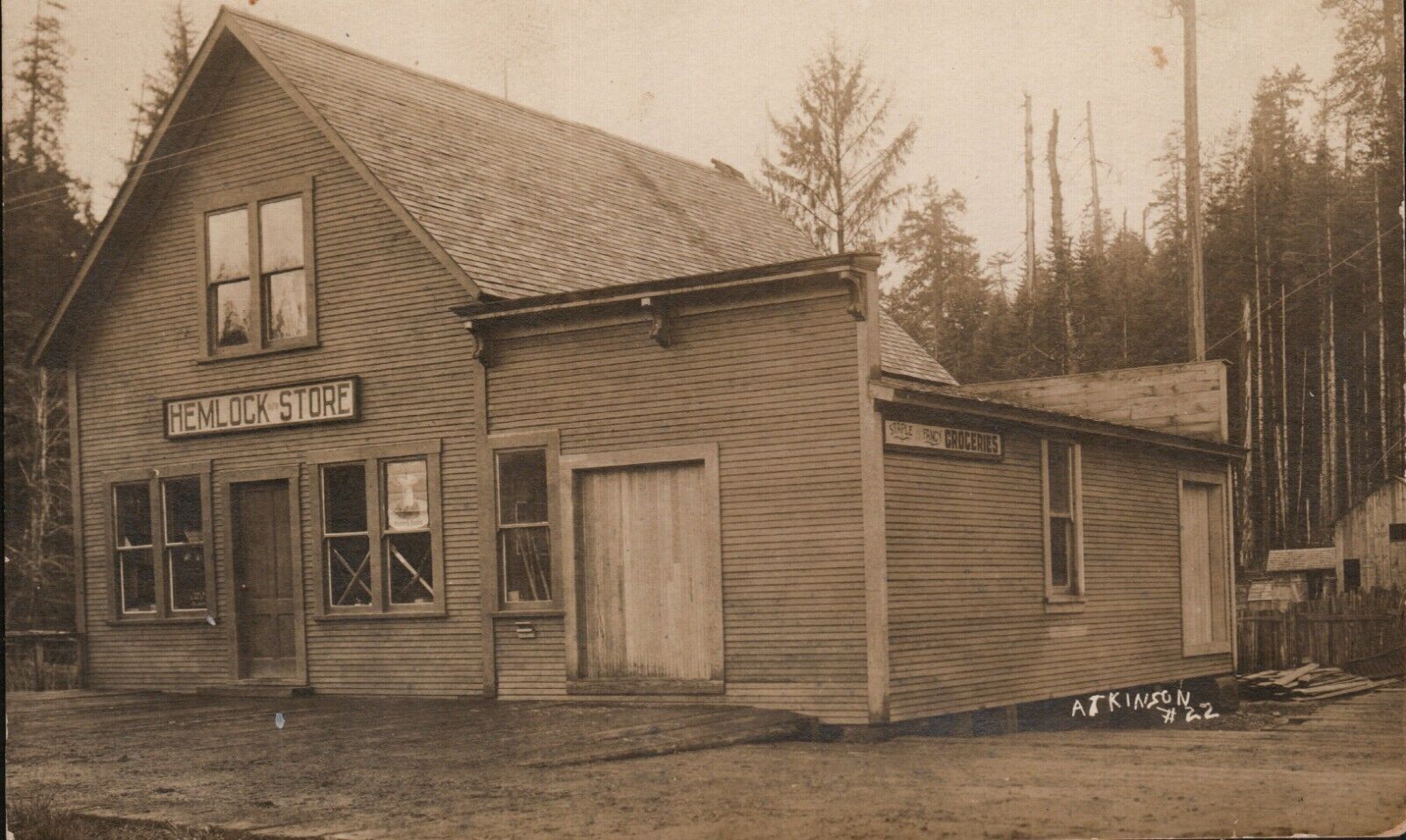 Hemlock Store RPPC Postcard Oregon AZO UNP 1904-1918