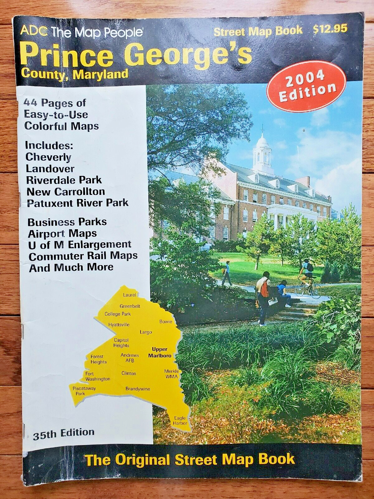 Prince George's County, Maryland Street Map Book ADC The Map People 35th Ed 2004