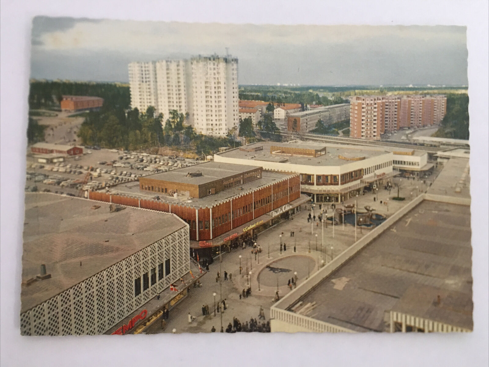 Farsta Centrum Stockholm Sweden Postcard