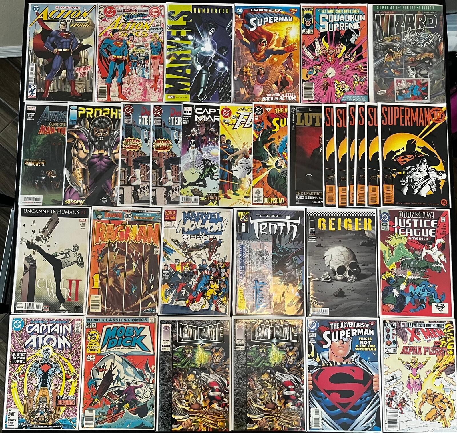 (32-Book) KEY Comic LOT with many #1’s 1st Captain Atom Gen 13 Ragman Vigilante+