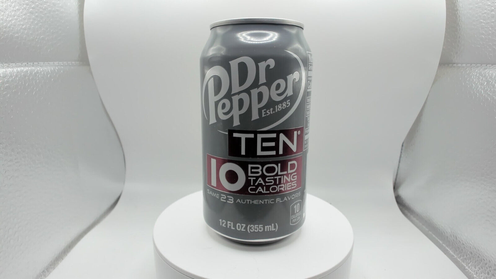 DR PEPPER TEN 10 BOLD USA 12oz 2011 355ml top UNOPENED can \'For MEN\'