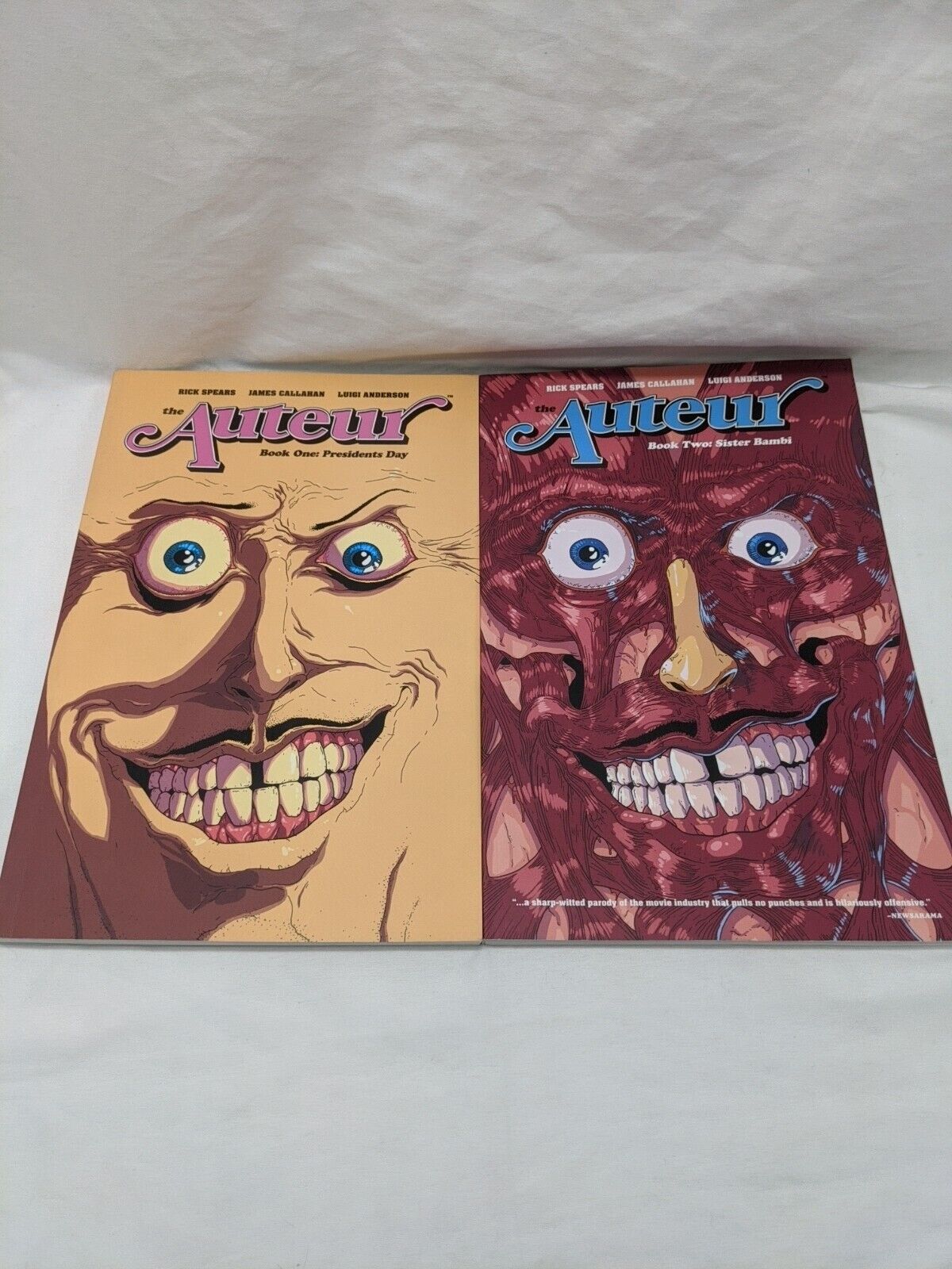 Set Of (2) The Auteur Graphic Novels 1 And 2