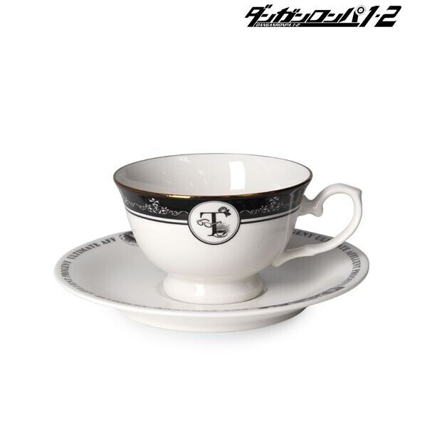 Danganronpa Byakuya Togami Initial Design Cup & Saucer Porcelain Japan Limited