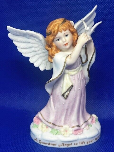 Vtg. Bronson Collectibles Heavenly Guardians Angel to Lift Your Spirits Figurine