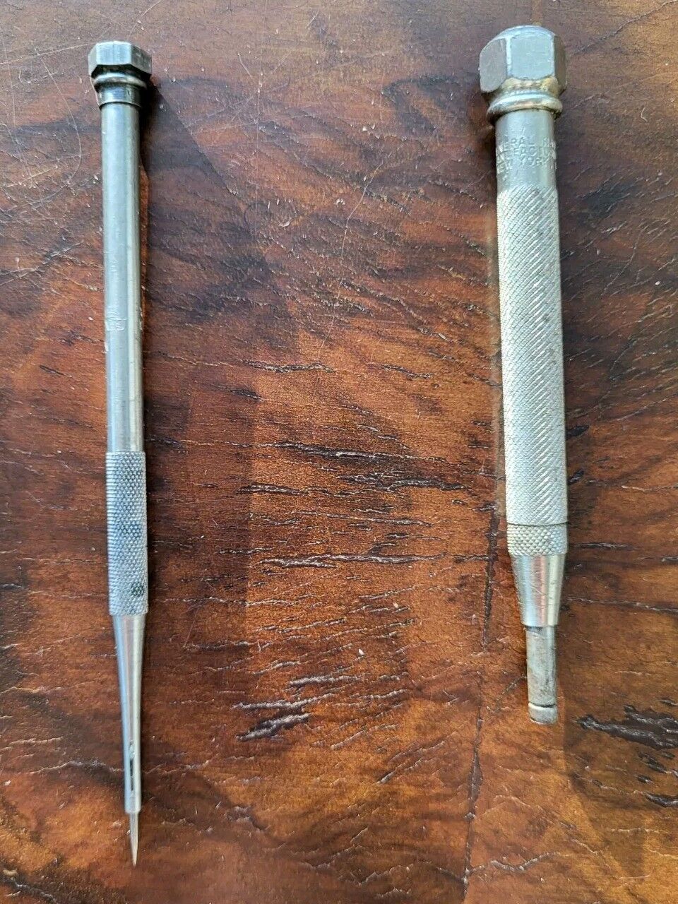 (2) Vintage General Scribers - One w/Removable Point Machinist Tools USA