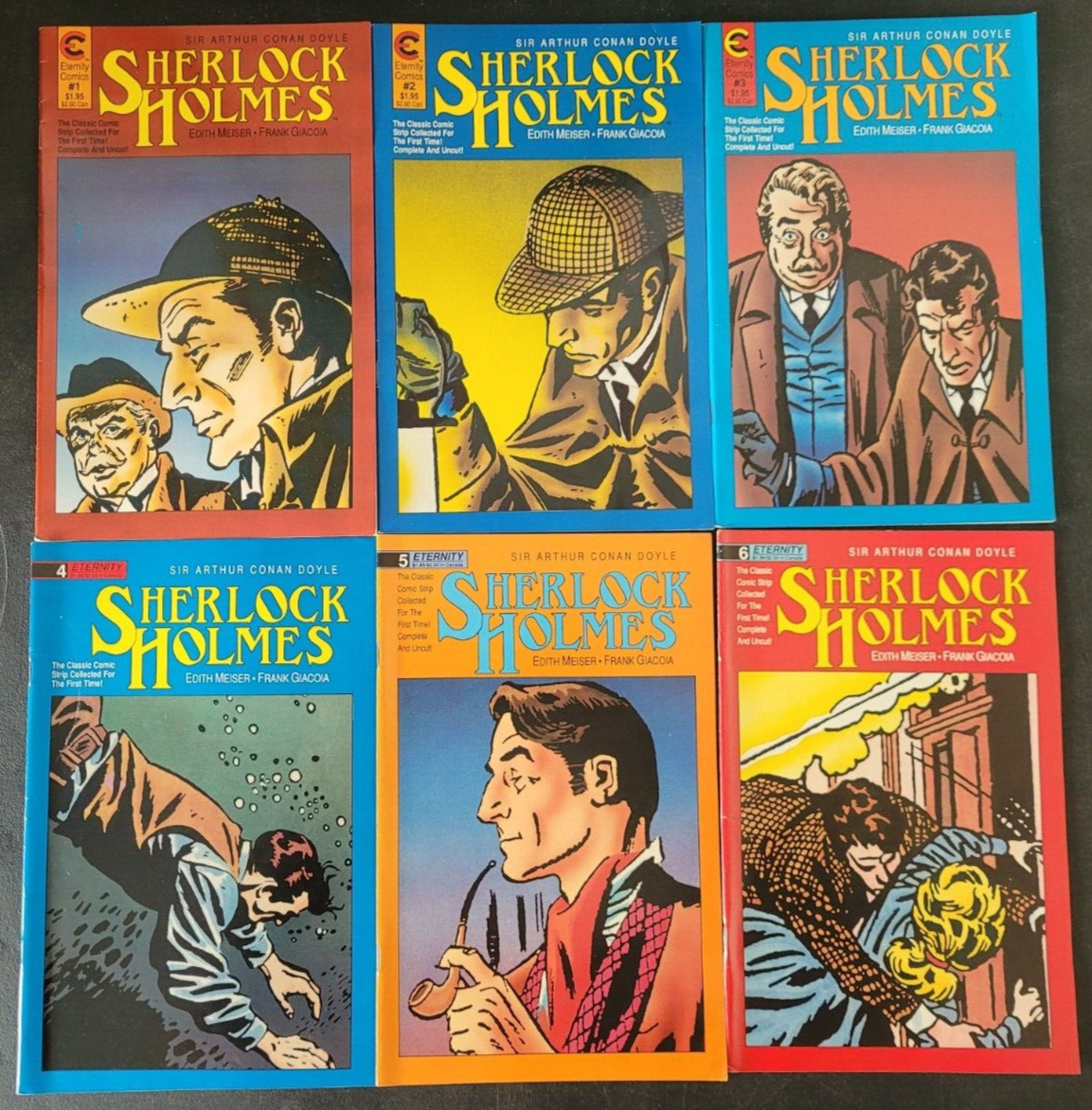 SHERLOCK HOLMES #1-21 ETERNITY COMICS 1988 SET OF 34 ISSUES ARTHUR CONAN DOYLE