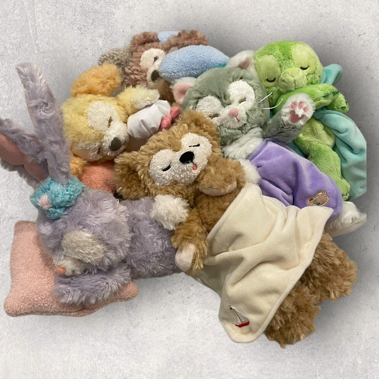 【MINT】 Tokyo Disney Sea limited Sleeping Plush toy Duffy & friends set Japan