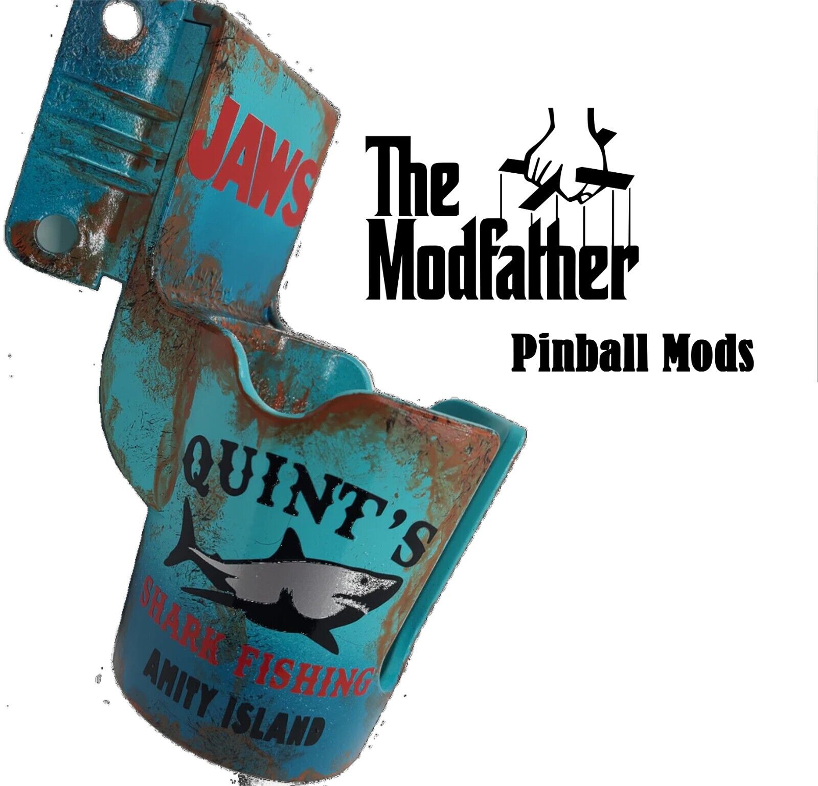 Jaws Pinball Quint\'s Pincup Mod