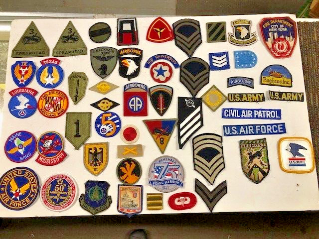 Mixed Lot  53- vintage & modern  Standard Basic Military Patches & Others LOOK