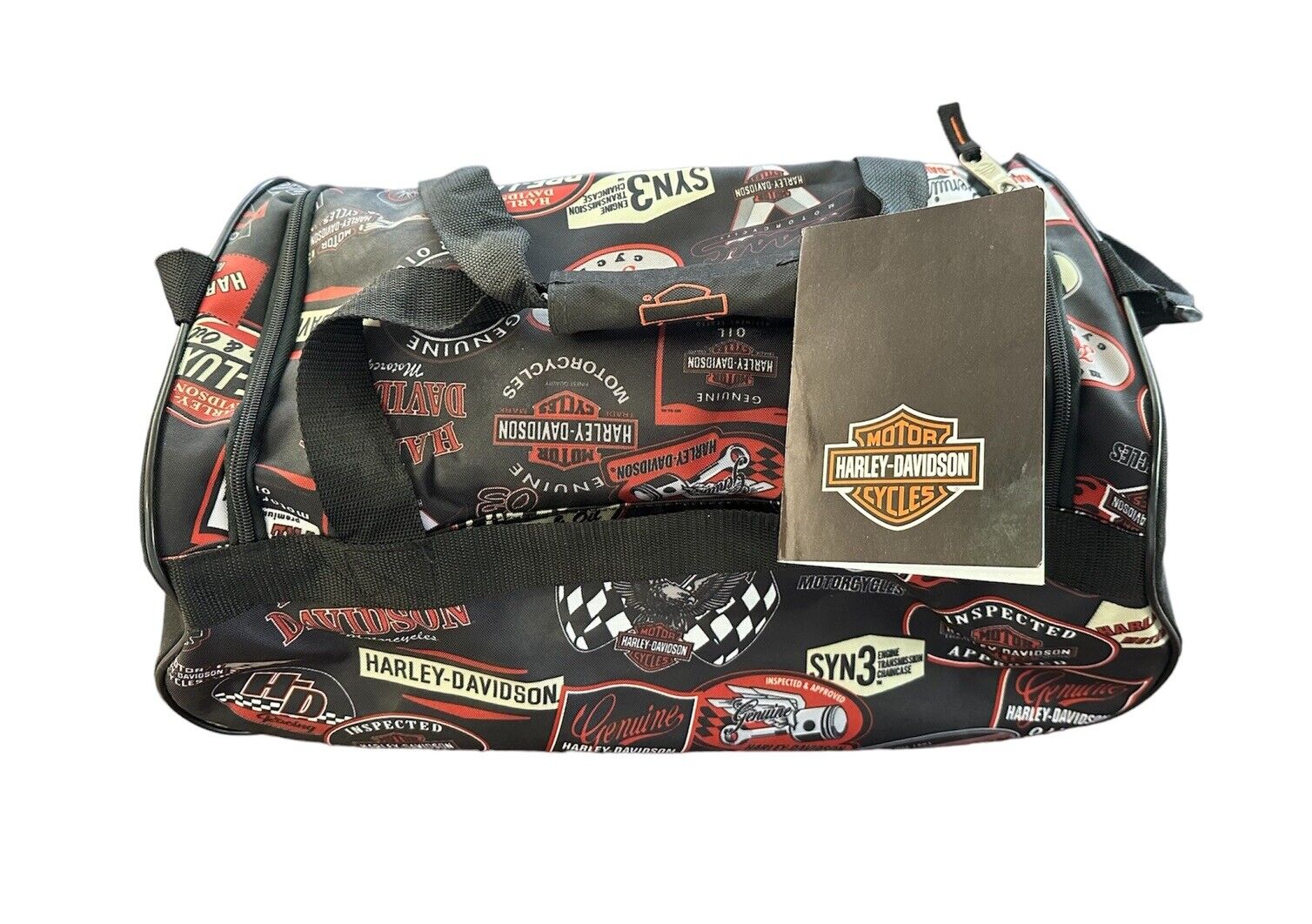 New With Tags Harley Davidson Vintage Logo Weekend Overnight Travel Duffle Bag