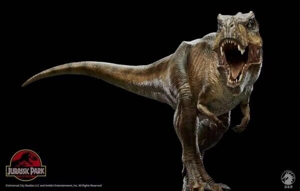 W-DRAGON Female Tyrannosaurus Rex Statue Dinosaur Resin Model Animal Display