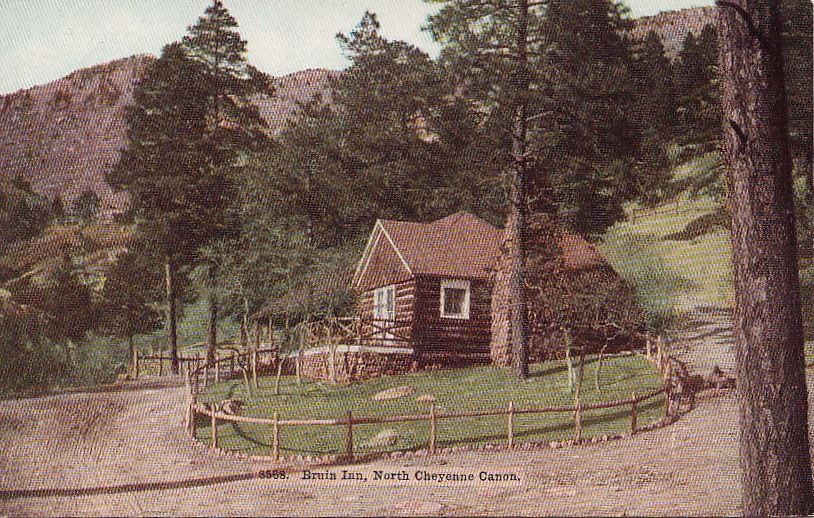  Postcard Bruin Inn North Cheyenne Canon CO 