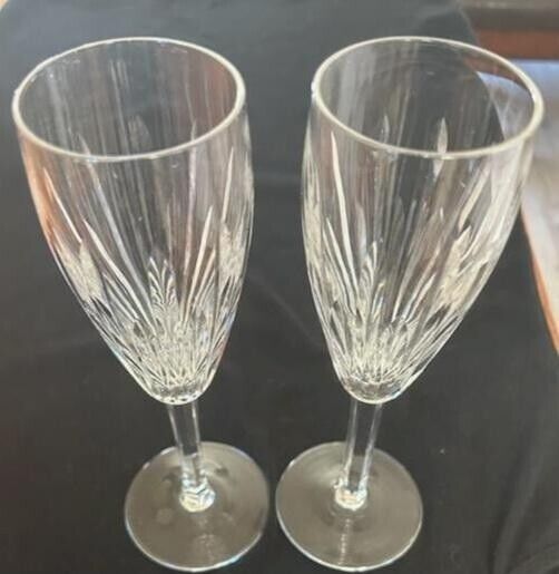 Carina Waterford Champagne Flutes 8.5 inches, perfect condition