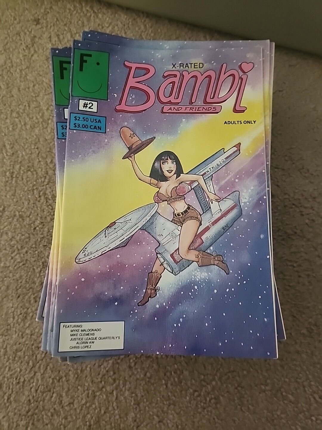 Bambi and Friends #2 (Friendly Comics, 1991) Vintage Rare Comic Book Issue