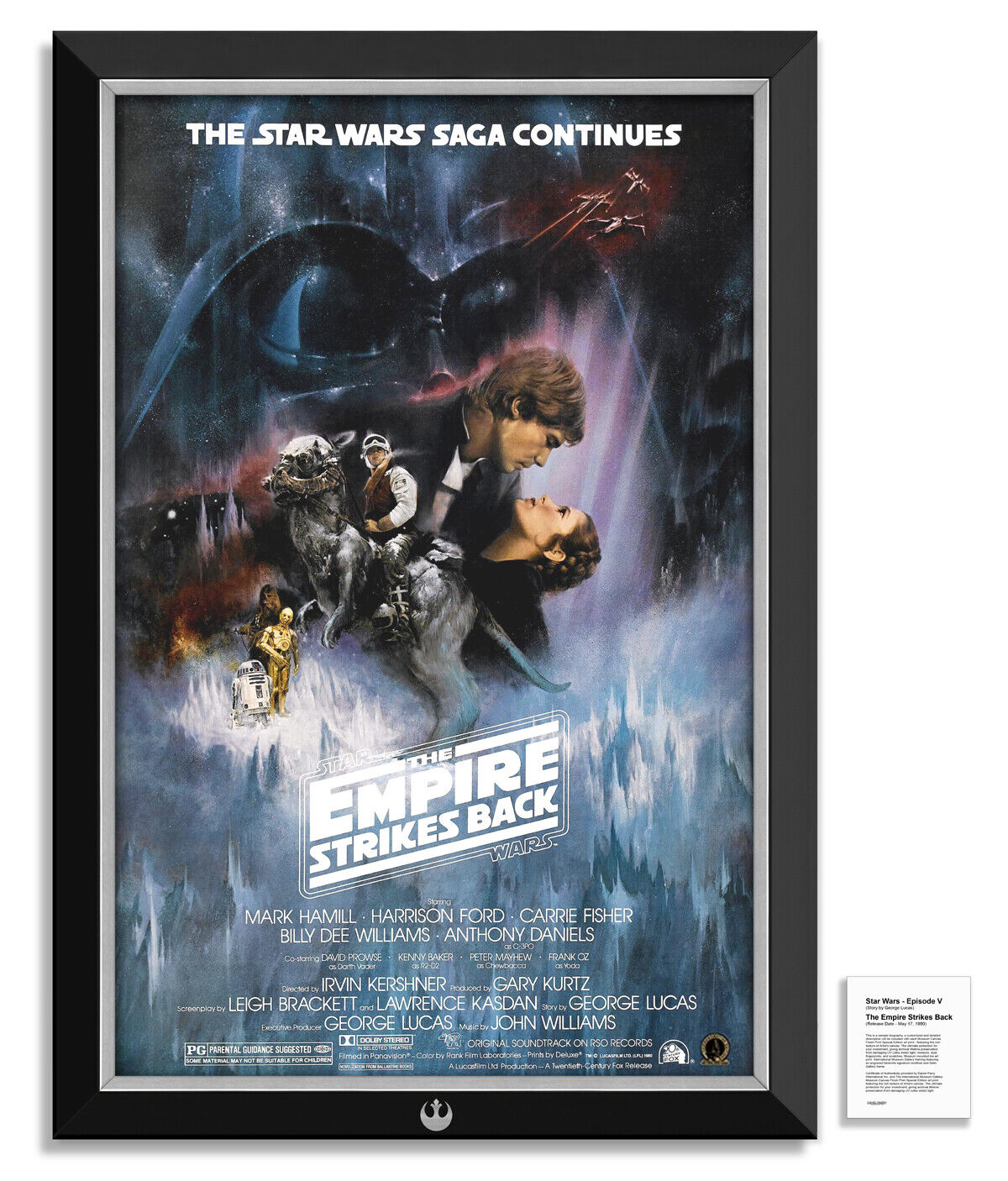 Star Wars Episode V - The Empire Strikes Back Movie Poster - Museum Canvas ™