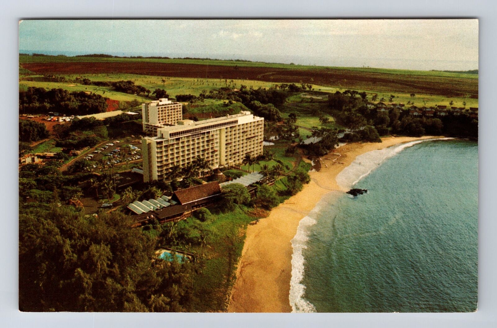 Kauai HI-Hawaii, Kauai Surf, Antique, Vintage Postcard