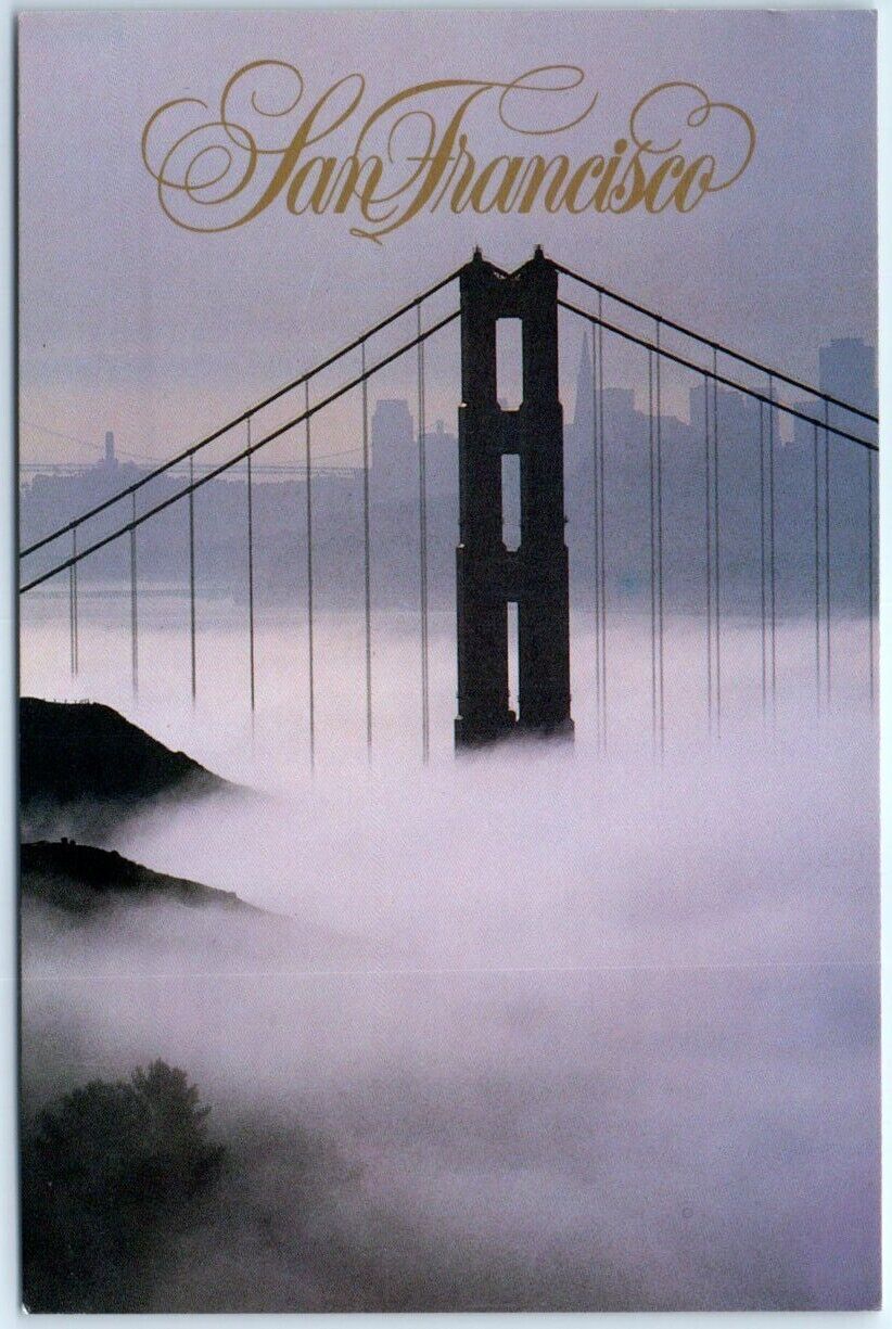 Postcard - North Tower of the Golden Gate Bridge - San Francisco, California