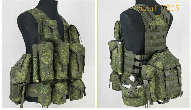 Replica Russian 6SH117 Tactical Vest Ratnik AK Combat Equipment EMR Bag