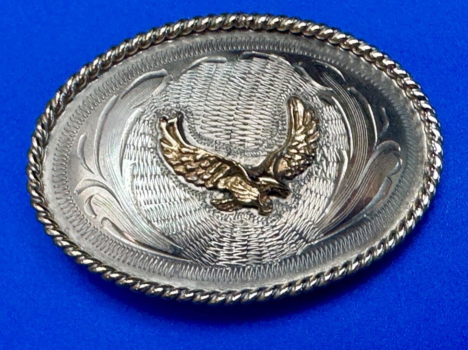 Quality Flying Hunting Patriotic Majestic American Eagle western belt buckle