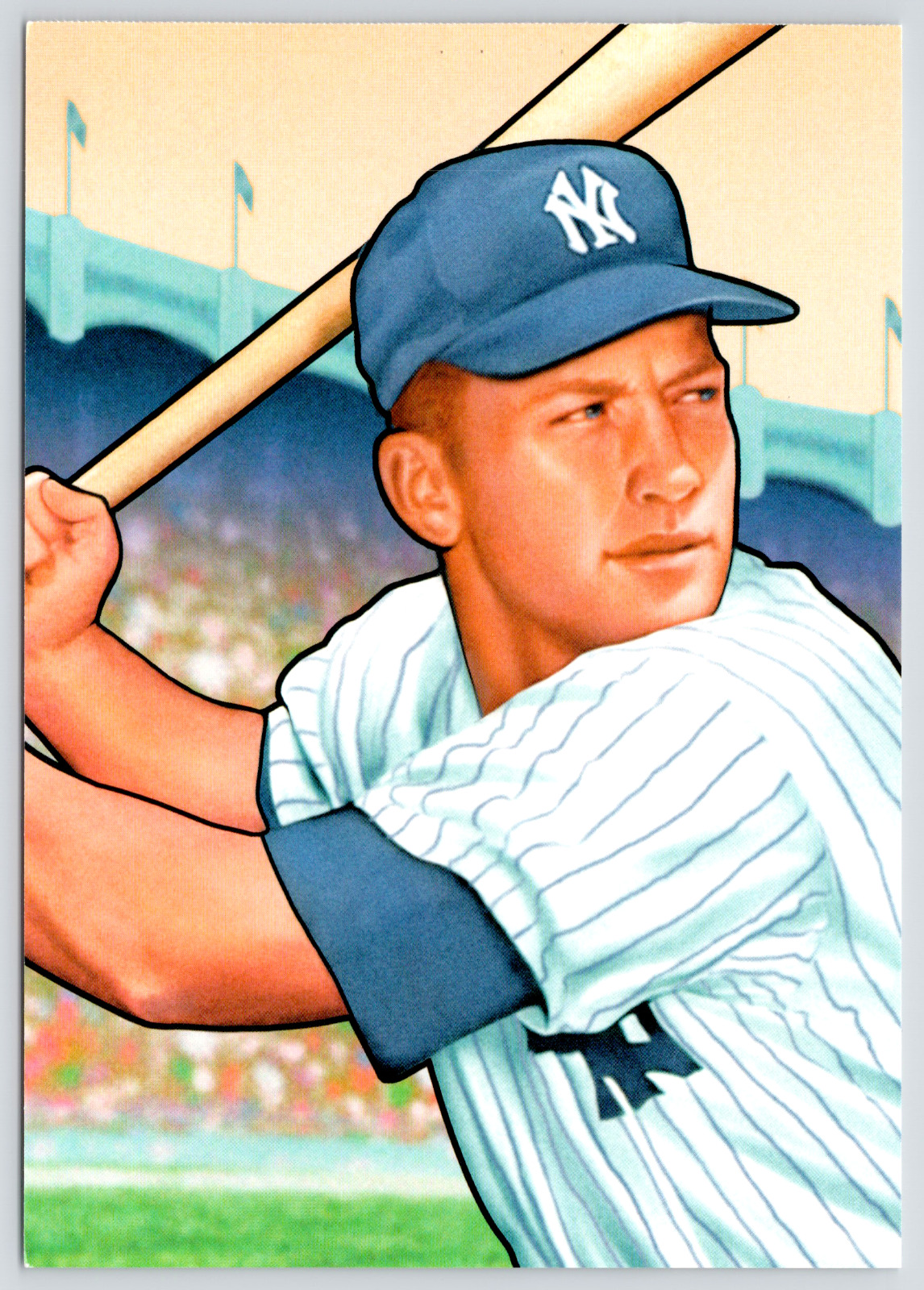 Postcard First Day Issue 07/15/2006 Mickey Mantle Baseball Mint Condition