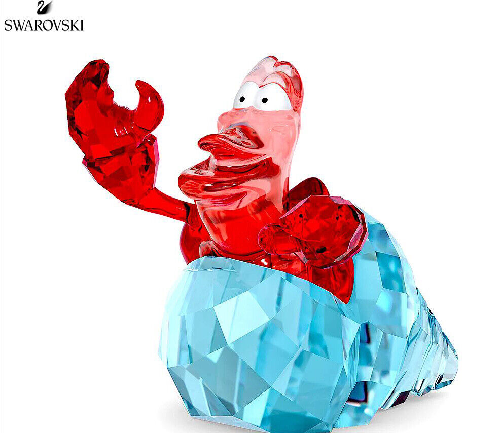 NIB Swarovski Disney The Little Mermaid Sebastian Crystal Figurine #5552918