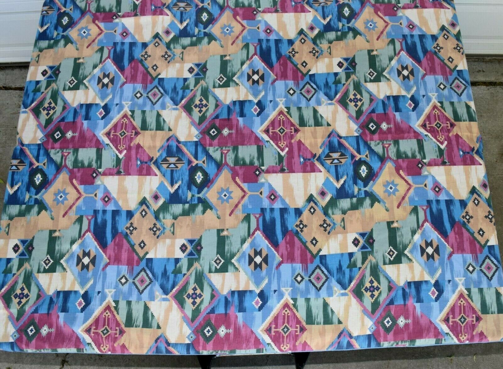 Southwestern Design Multicolor Cotton Tablecloth 60 x 98