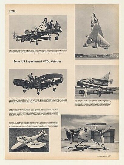 1963 US Experimental VTOL Aircraft Photo Article