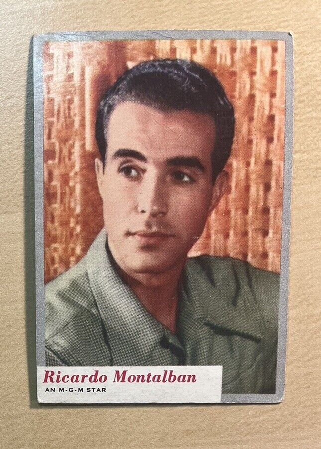 1953 Topps Who-Z-AT-Star Card #34, Ricardo Montalban