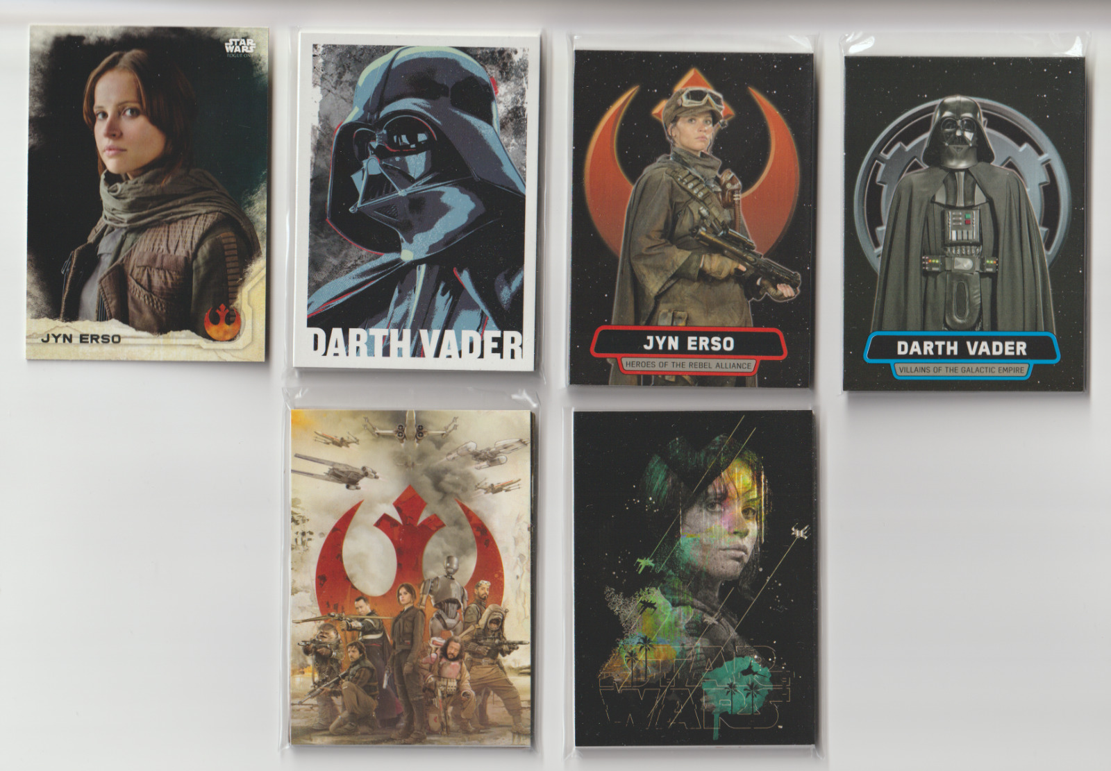 2016 Topps Star Wars Rogue One Series 1 Full BASE Set 1-90 & 5 Subsets