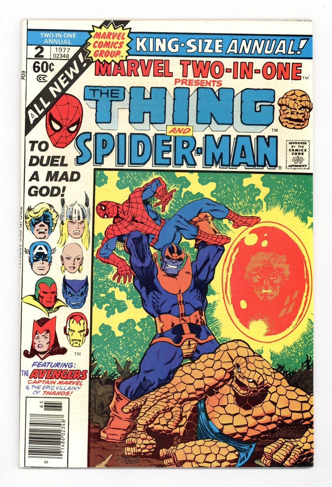 Marvel Two-in-One Annual #2 FN- 5.5 1977