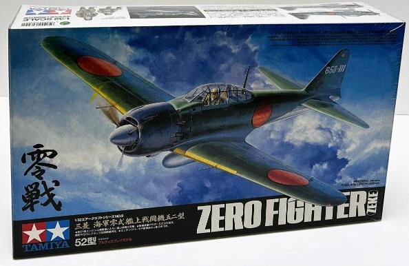 Mitsubishi Navy Zerocarrier Fighter 52 Plastic Model Tamiya 0616