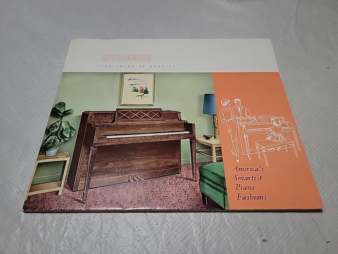 Vintage Gulbransen Piano Advertising Catalog Brochure 