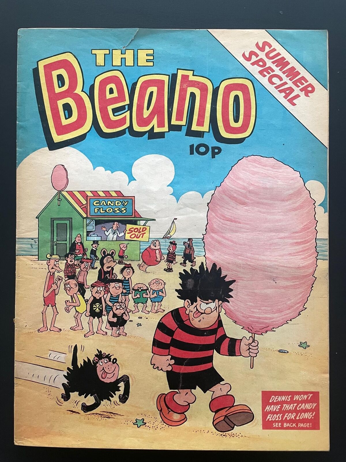 The BEANO Summer Special Comic Book #1971 Dennis The Menace Candy Floss