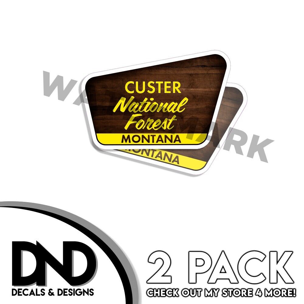 Custer National Forest Montana Decals 4