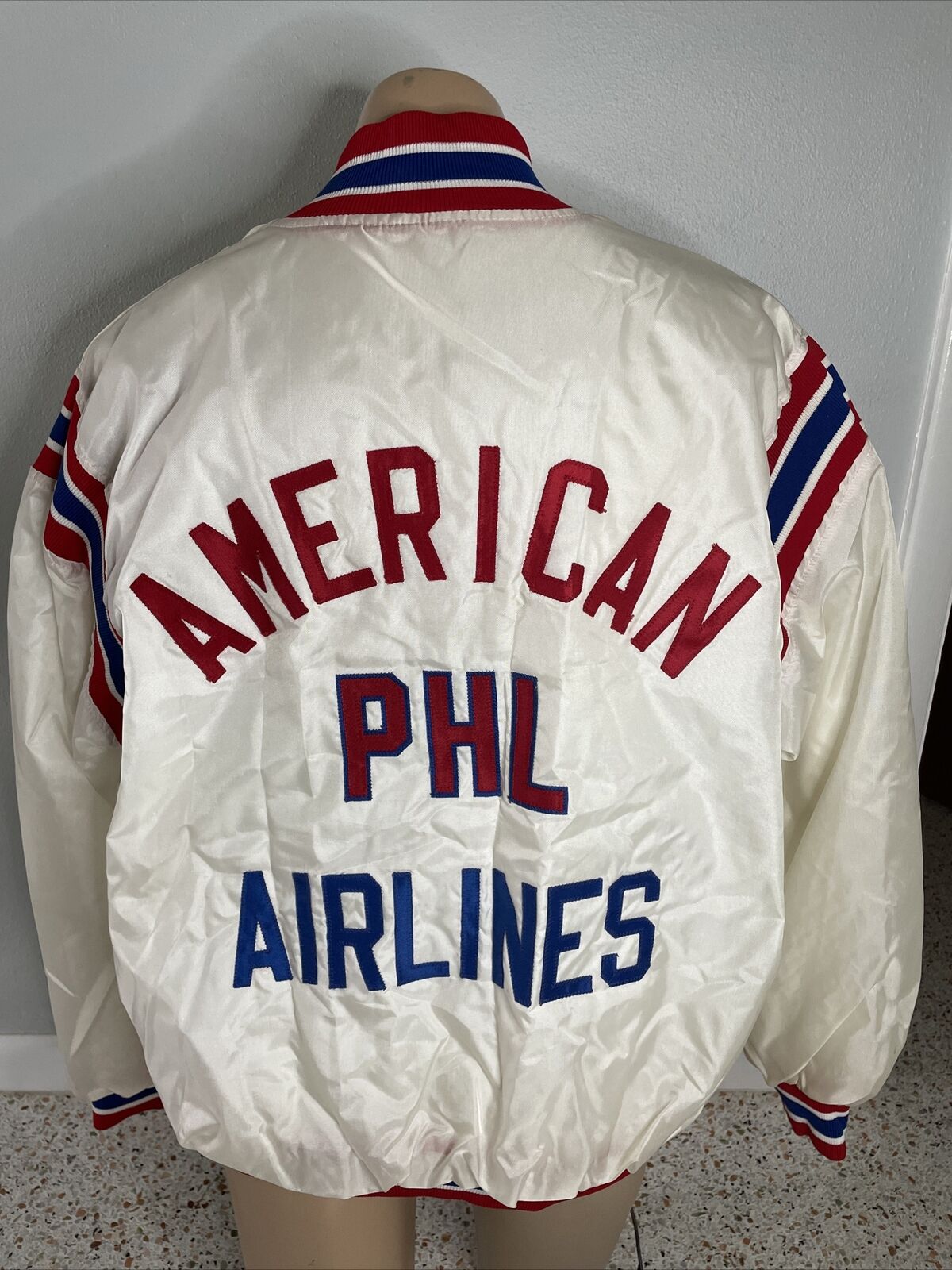 Vintage 70’s AMERICAN AIRLINES Philadelphia PHL CREW Jacket XL Employee RARE