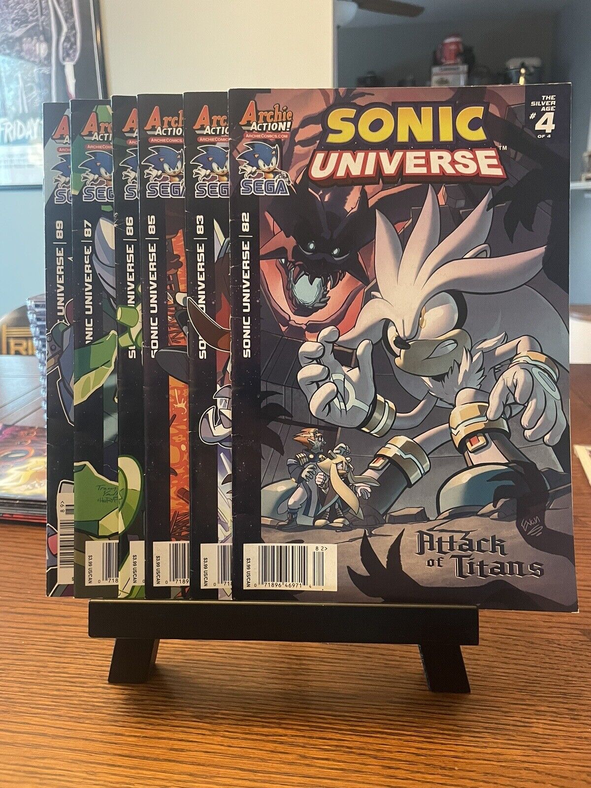 Sonic Universe 6 Issue run 2016, Archie) print run #82-89 Minus #84 & 88