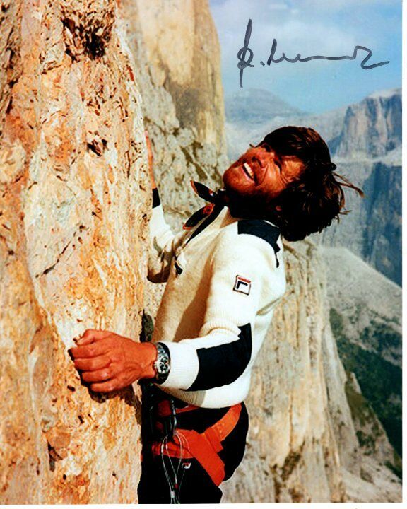 REINHOLD MESSNER Signed Autographed Photo
